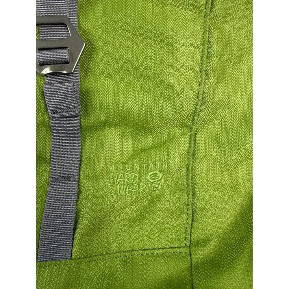 Mountain Hardwear Garnet Packtote‎ Backpack Tote Bag Lime Green Nylon Vintage